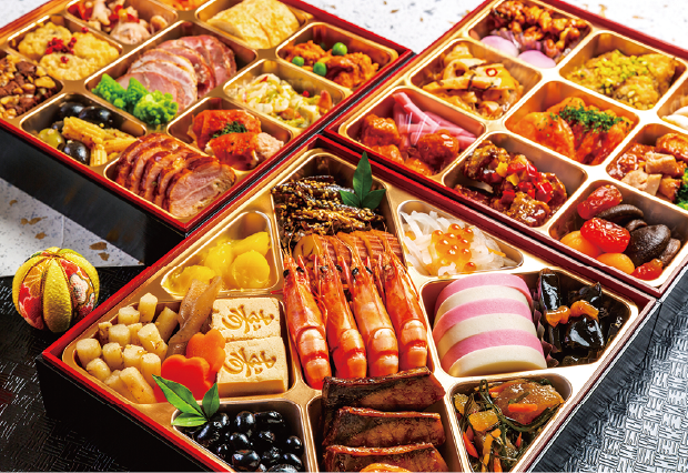 Osechi Ryori là một trong những biểu tượng của lễ Oshogatsu.